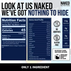 Marine Collagen Peptides Protein Powder | Naked Marine Collagen