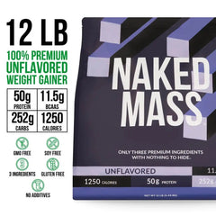 Mass Gainer Protein Supplement | Naked Mass - 12LB