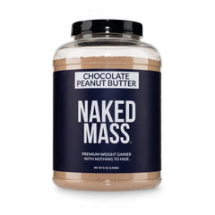 Chocolate Peanut Butter Mass Gainer Protein Supplement | Naked Mass - 8LB