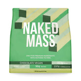 Chocolate Vegan Mass Gainer Supplement | Naked Vegan Mass - 12LB