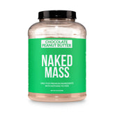 Chocolate Peanut Butter Vegan Mass Gainer Supplement | Naked Vegan Mass - 8LB