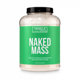 Vanilla Vegan Mass Gainer Supplement | Naked Vegan Mass - 8LB