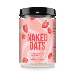 Strawberry Cream Protein Oats | Naked Oats