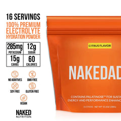 Citrus Electrolytes Powder Packets | Nakedade