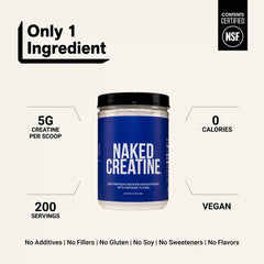 Creatine Monohydrate Powder | Naked Creatine - 2.2LB