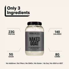 Vanilla Goat Whey Protein Powder | Naked Goat - 2lb