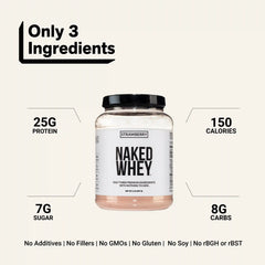 Strawberry Whey Protein Powder | Naked Strawberry Whey - 2LB