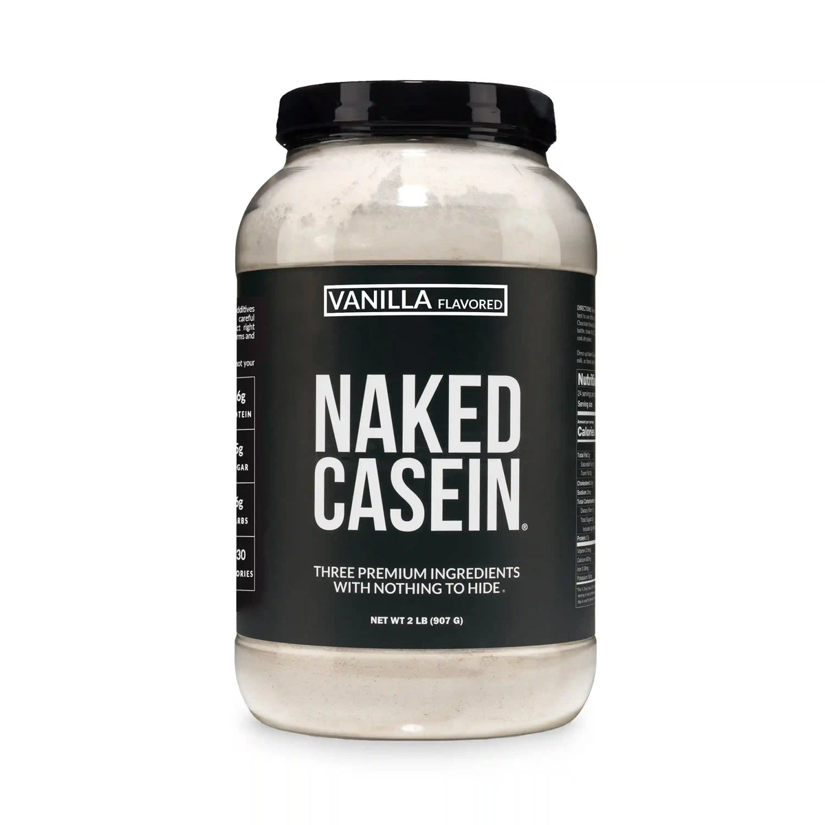 Vanilla Casein Protein Powder | Naked Vanilla Casein - 2LB