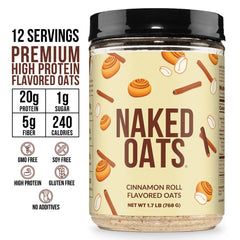 Cinnamon Roll Protein Oats | Naked Oats