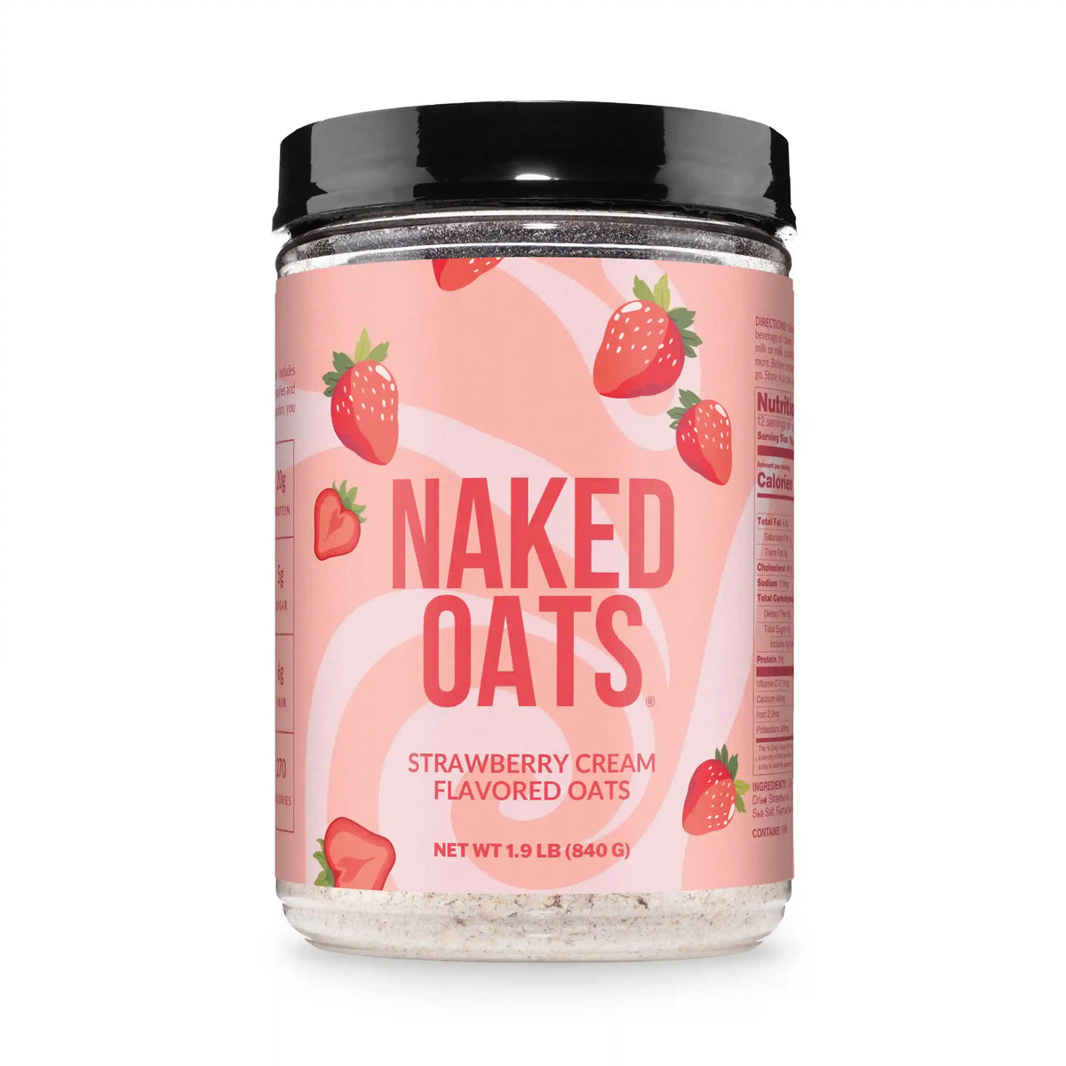 Strawberry Cream Protein Oats | Naked Oats