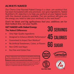 Cherry Lime Pre Workout Supplement | Naked Energy - 30 Servings