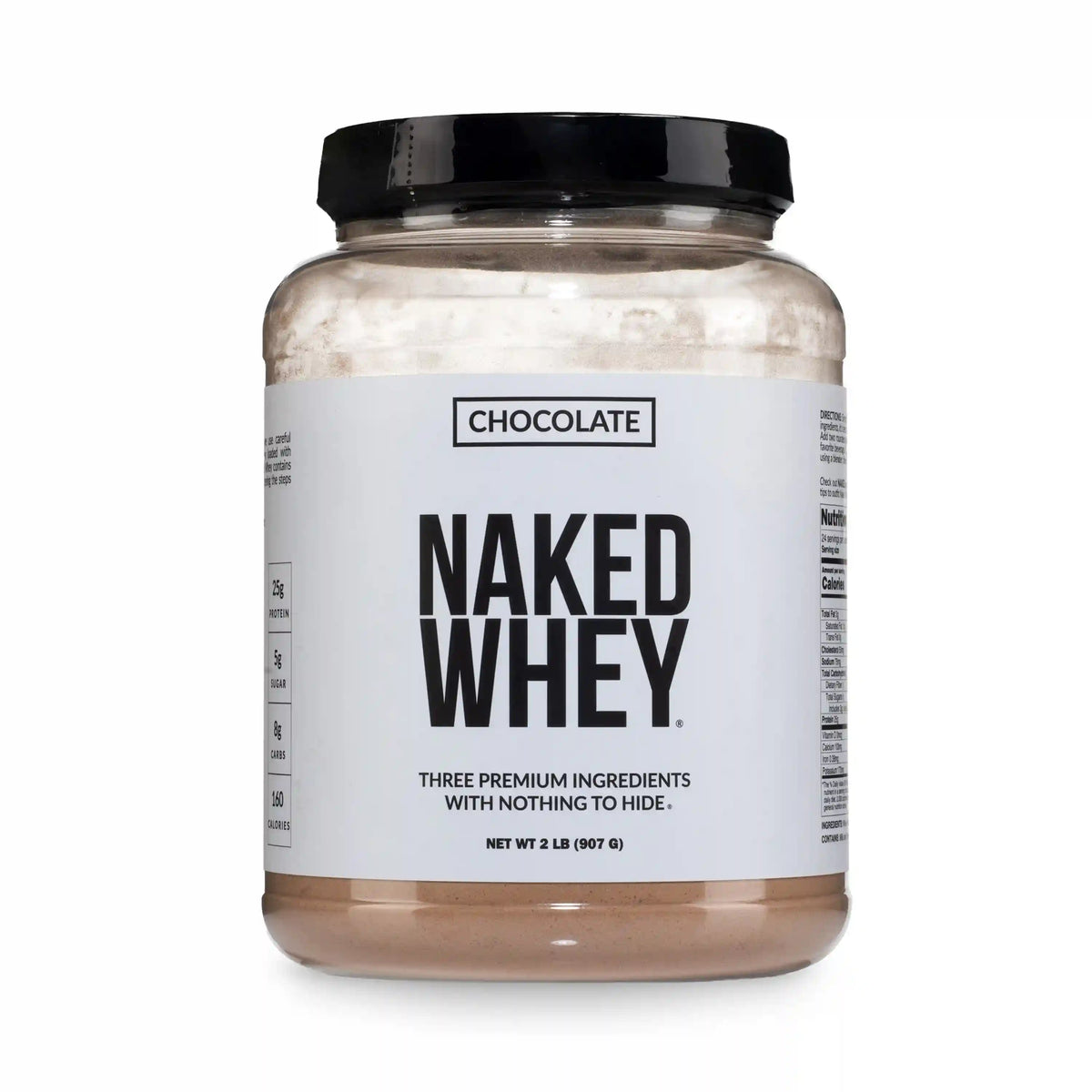 Chocolate Whey Protein Powder | Naked Chocolate Whey - 2LB