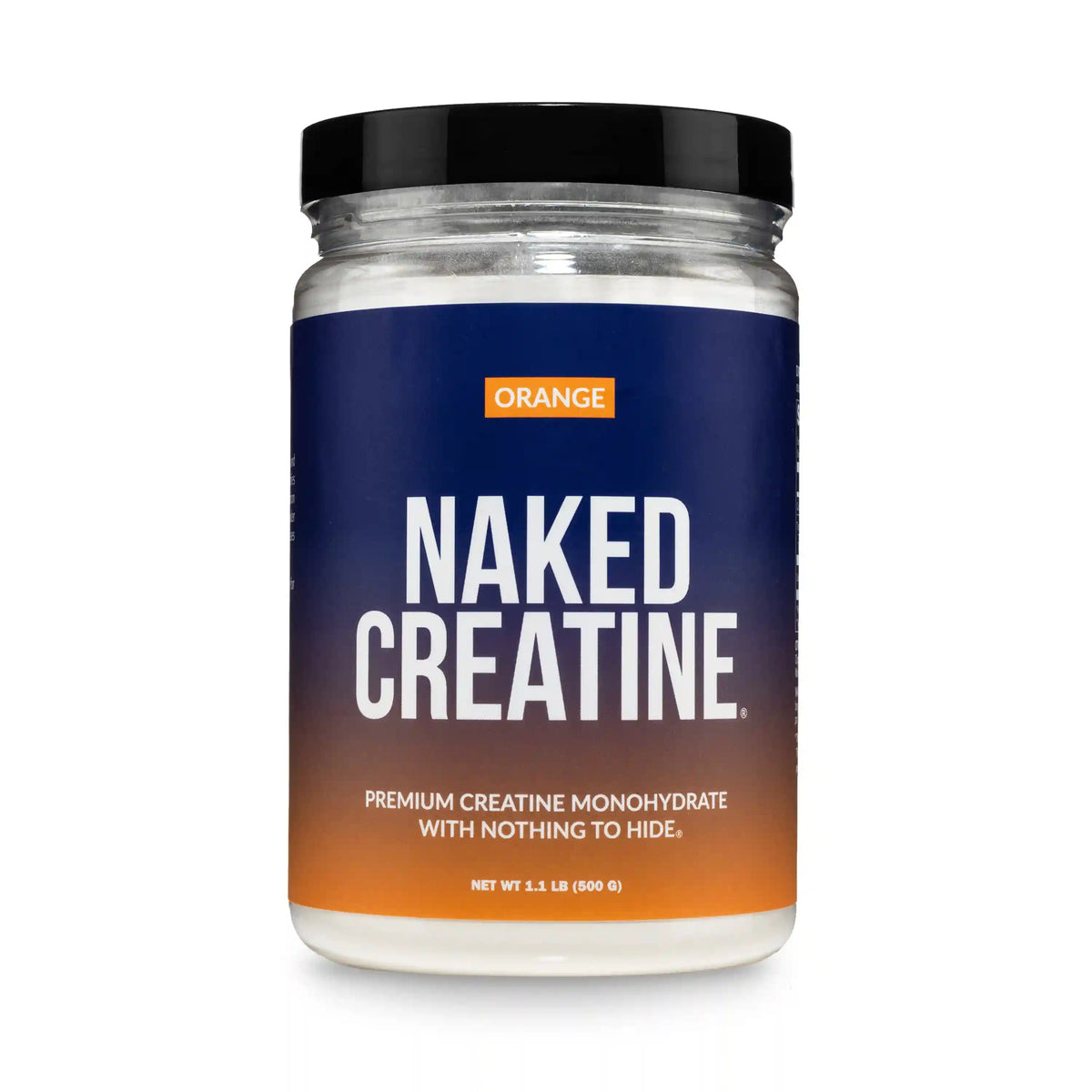Orange Creatine Monohydrate Powder | Naked Creatine - 1.1LB