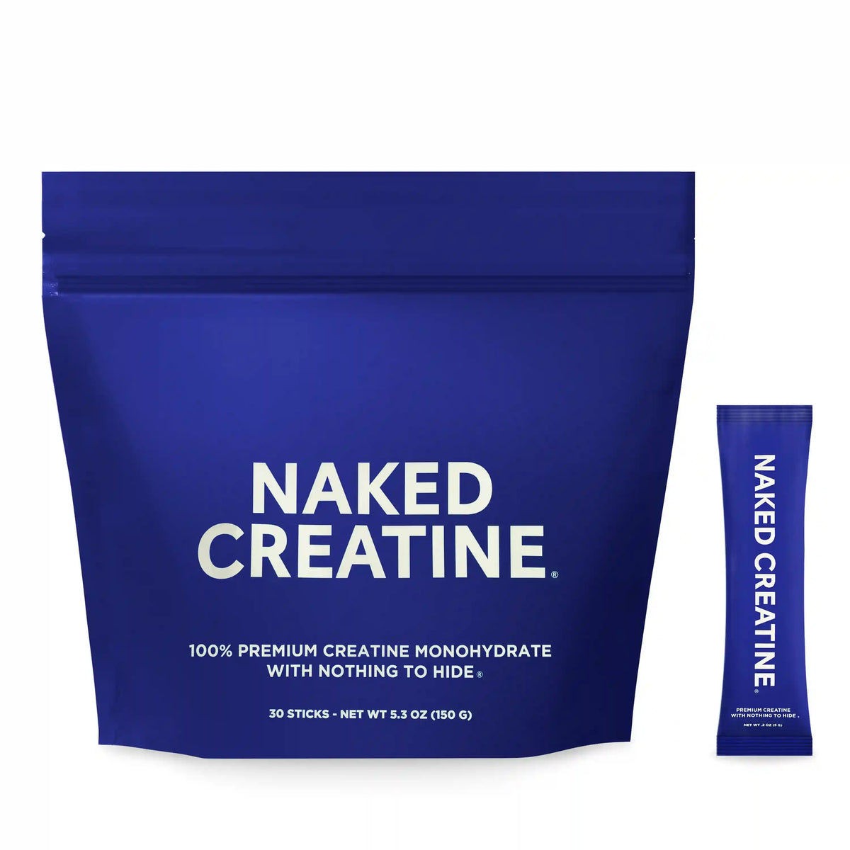 Creatine Travel Packets | Naked Creatine - 30 Servings