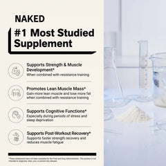 Lemon Lime Creatine Monohydrate Powder | Naked Creatine - 1.1LB