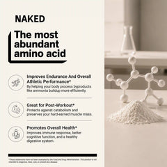 Glutamine Powder | Naked Glutamine 500g