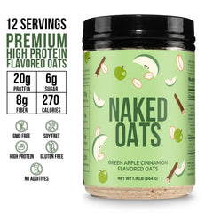 Green Apple Cinnamon Protein Oats | Naked Oats
