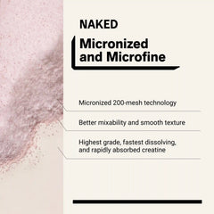 Strawberry Creatine Monohydrate Powder | Naked Creatine - 1.1LB