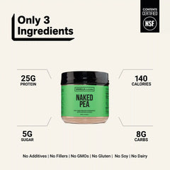 Vanilla Pea Protein Powder | Naked Vanilla Pea - 1LB