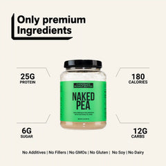 Chocolate Peanut Butter Pea Protein Powder | Naked Pea - 2LB