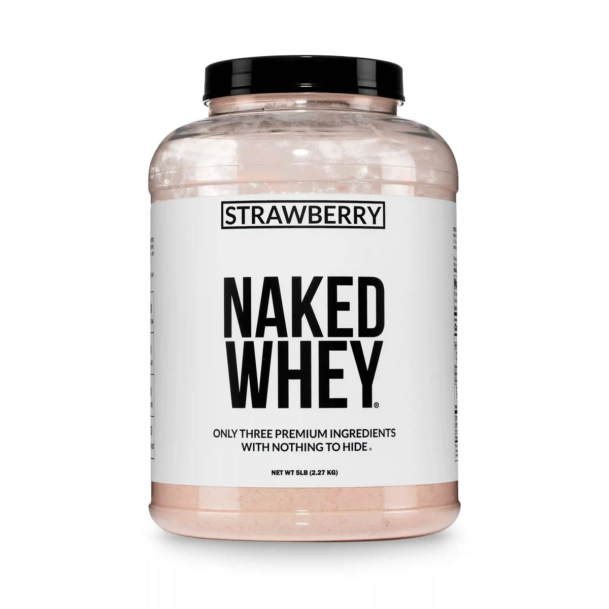 Strawberry Whey Protein Powder | Naked Strawberry Whey - 5LB