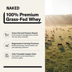 Grass Fed Whey Protein Powder | Naked Whey - 5LB