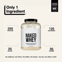 Grass Fed Whey Protein Powder | Naked Whey - 5LB