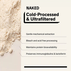 Vanilla Whey Protein Powder | Naked Vanilla Whey - 5LB