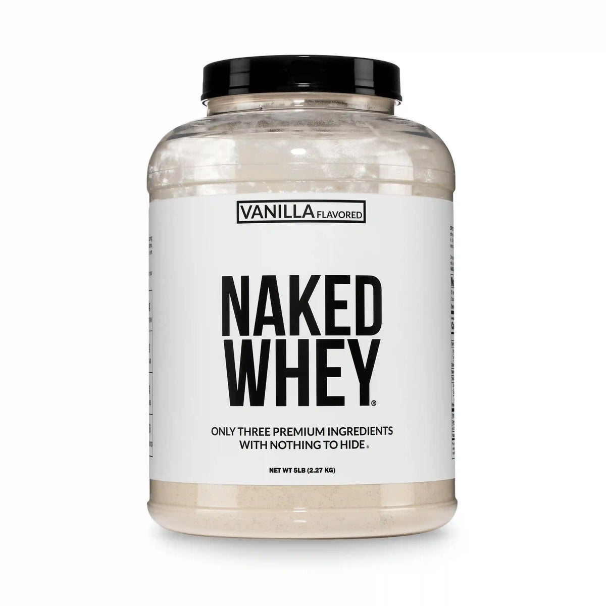 Vanilla Whey Protein Powder | Naked Vanilla Whey - 5LB